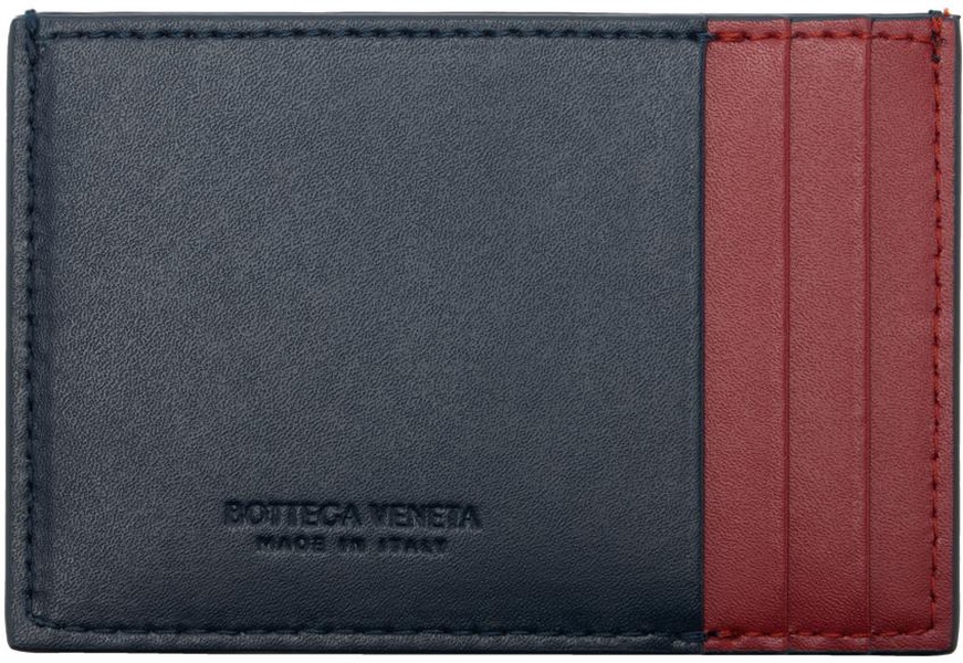 Blue & Red Cassette Credit Card Holder