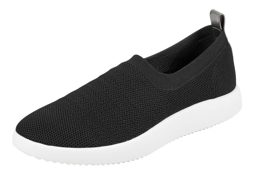 Aerosoles Women's Neck Sneaker, Black Fabric, Medium