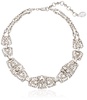 Ben-Amun Jewelry Pearl and Crystal Deco Swarovski for Bridal Wedding Anniversary Necklace