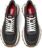 Multicolor Recycled PET and Nubuck Sneakers for Men.