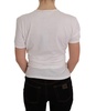 Dolce & Gabbana  White Cotton Silk T-Shirt