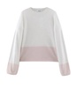 contrast pullover light heather grey multi
