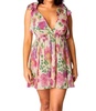 melanie mini dress in raspberry rose