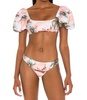 chelsea luau bikini top in multicolor