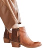 roan liz bootie in almond mm