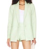 denny shawl blazer in pistachio