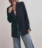 the favorite blazer in navy pinstripe