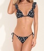 daisy pirouette top in black