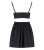Elisabetta Franchi Black Dress With Bow