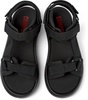 Black Textile Sandal for Men