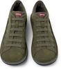 Green Recycled Cotton and Nubuck Ankle Boots for Men.
