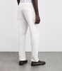 Cotton-Blend Jabari Straight Trousers