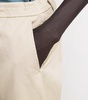 Stretch-Cotton Drawstring Trousers