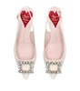 Patent Leather Virgule Slingback Heels 55