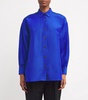 Cotton-Blend Oversized Shirt
