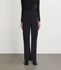 Crepe High-Waist Trousers