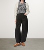 Wool-Blend Cropped Sweater