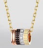 Mixed Gold and Diamond Quatre Classique Pendant Necklace