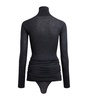 Wool Draped Bodysuit