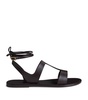 Leather Wrap-Around Sandals
