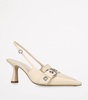 Leather Tara Slingbacks 75