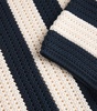 Cotton-Blend Striped Sweater
