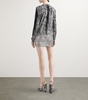 Brocade-Effect Mini Skirt