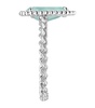 White Gold and Aquaprase Serpent Bohème Ring