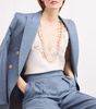 Embellished Pearl and Rhinestone Necklace