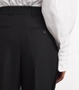 Pleated Straight Trousers