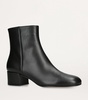 Leather Vitello Glove Ankle Boots 45