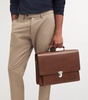 Leather City Laptop Briefcase