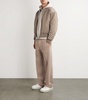 Cotton-Blend Straight Trousers