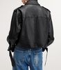 Leather Cropped Hendry Trench Coat