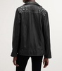Leather Rhinestone Billie Jacket