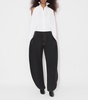 Cotton Balloon-Sleeve Shirt