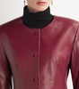 Leather Padded Blazer