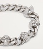 Palladium-Plated Skull Chain Bracelet