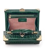 Mini Leather Trunk Clutch Bag