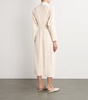 Batwing-Sleeve Midi Dress