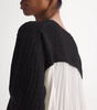 Wool-Cashmere Cropped Sweater