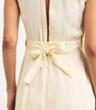 Linen-Blend Maxi Dress
