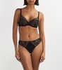 Embroidered Saga Plunge Bra