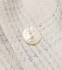 Silk-Linen-Blend Check Coat