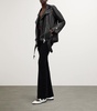Leather Rhinestone Billie Jacket