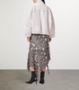 Asymmetric Cassie Midi Skirt