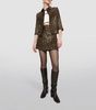 Leopard Print Mini Skirt