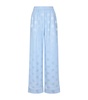 Silk Monogram Trousers