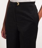 Cotton Wide-Leg Amanda Trousers
