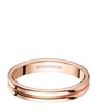 Rose Gold Quatre Godron Wedding Band